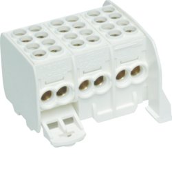 EAN 3250613780180 - Hager KH23C bloque de terminales 3P Blanco imagen 1