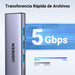 EAN 6941876215966 - Ugreen 15596 base para portátil y replicador de puertos Alámbrico USB 3.2 Gen 1 (3.1 Gen 1) Type-A + Type imagen 16