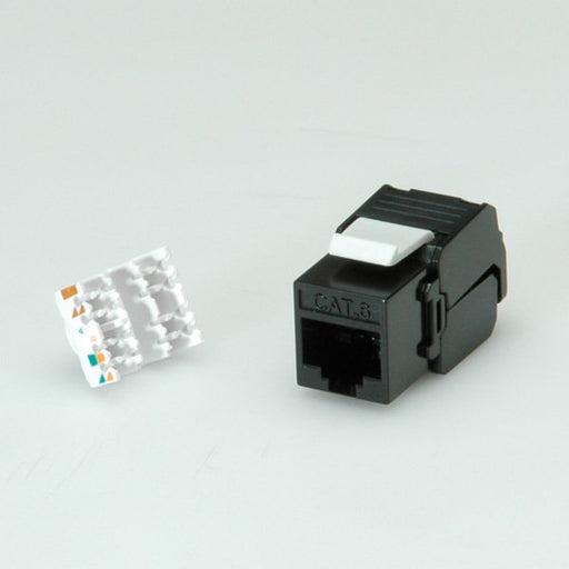 EAN 7611990170555 - ROLINE Cat.6/Class E Keystone Jack, RJ-45, unshielded, toolless, black imagen 2
