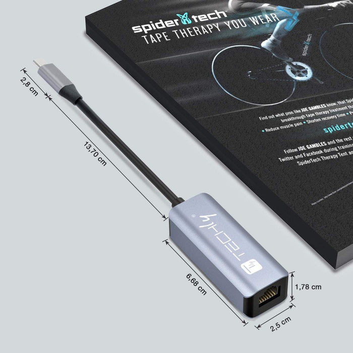 EAN 8059018366938 - Techly IDATA USB-ETGIGA-CA base para portátil y replicador de puertos Alámbrico USB 3.2 Gen 1 (3.1 Gen 1) imagen 3
