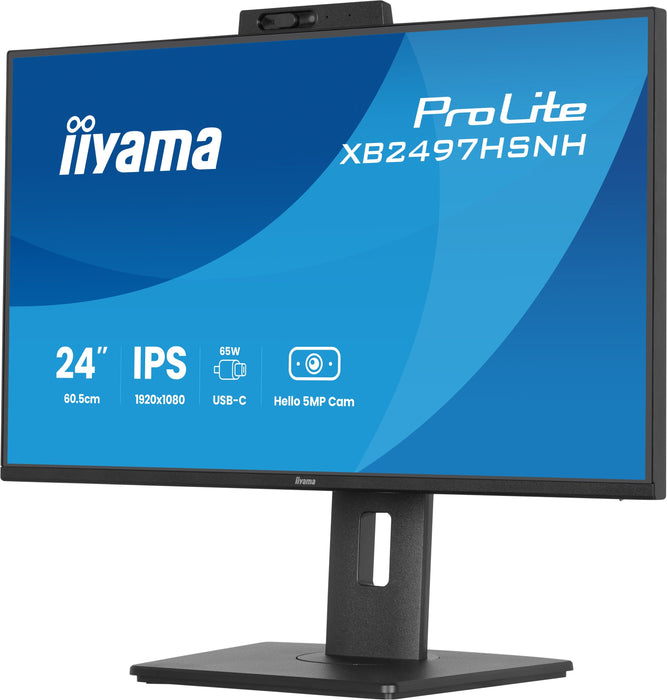 EAN 4948570125968 - iiyama ProLite XB2497HSNH-B1 24IN IPS LCD 4MS 1920X1080 350CD/M2 HDMI/DP/USB 2 pantalla para PC 60,5 cm ( imagen 7