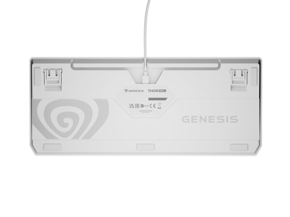 EAN 5901969443301 - GENESIS Thor 230 TKL teclado Juego USB + RF Wireless + Bluetooth QWERTY Blanco imagen 13