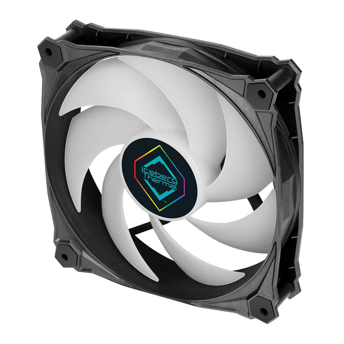 EAN 1230000071932 - Iceberg Thermal IceGALE Lightning ARGB Carcasa del ordenador Ventilador 12 cm Negro 3 pieza(s) imagen 4