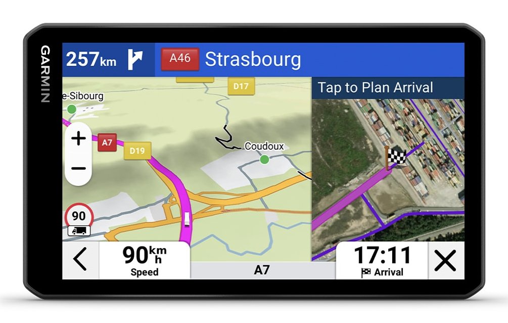 EAN 0753759335380 - Garmin dēzl LGV720 navegador Fijo 17,6 cm (6.95") TFT Pantalla táctil 242 g Negro imagen 1