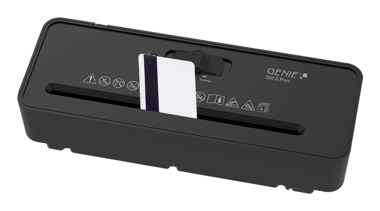 EAN 4030152956043 - Genie 260 S Plus triturador de papel Corte en tiras 72 dB 22 cm Negro imagen 7