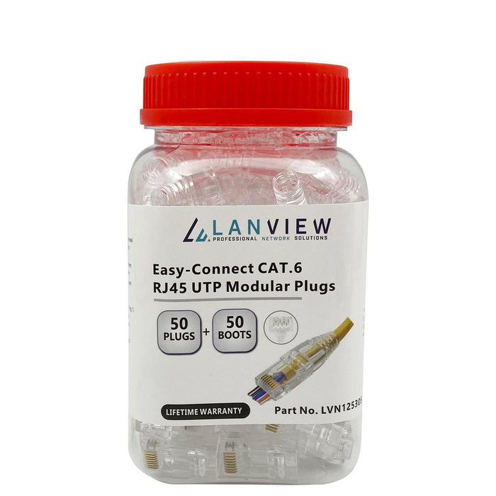 EAN 5704174320524 - Lanview LVN125305 conector RJ45 Transparente imagen 3