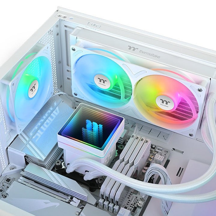 EAN 4711658544674 - Thermaltake TH240 V3 ARGB Procesador Sistema de refrigeración líquida todo en uno 12 cm Blanco 1 pieza(s) imagen 5