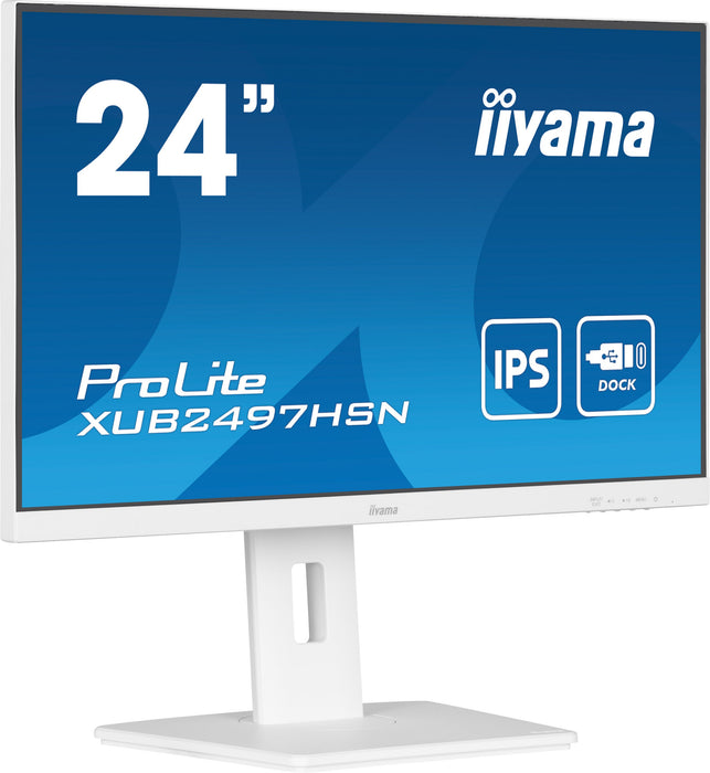 EAN 4948570123223 - iiyama ProLite XUB2497HSN-W1 pantalla para PC 60,5 cm (23.8") 1920 x 1080 Pixeles Full HD LED Blanco imagen 4