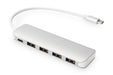 EAN 4016032455653 - Digitus DA-70242-1 hub de interfaz USB 3.2 Gen 1 (3.1 Gen 1) Type-C 5000 Mbit/s Plata imagen 4