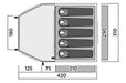 EAN 5709388144867 - Easy Camp Kinn 5 Verde Tienda de cúpula/iglú imagen 6