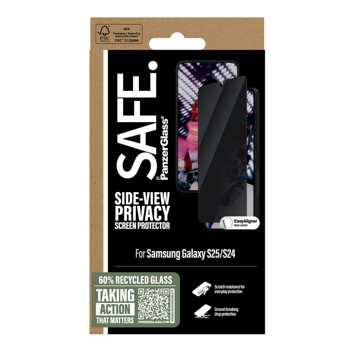 EAN 5715685017698 - PanzerGlass SAFE. by ® Privacy Screen Protector Samsung Galaxy S25 | S24 | Ultra-Wide Fit w. EasyAligner  imagen 3