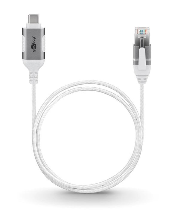 EAN 4040849743870 - Goobay 74387 cambiador de género para cable USB 3.1 type A RJ45 Blanco imagen 5