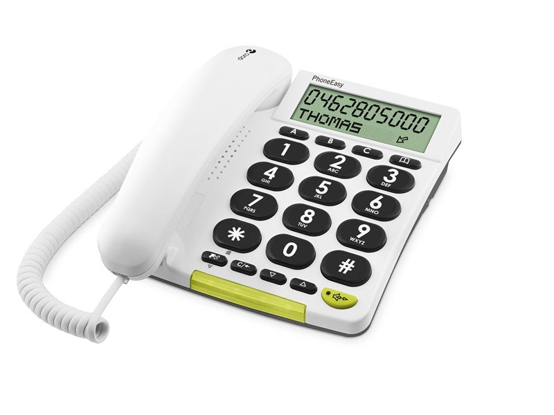 EAN 7322460056414 - Doro 312cs Teléfono analógico Identificador de llamadas Blanco imagen 3