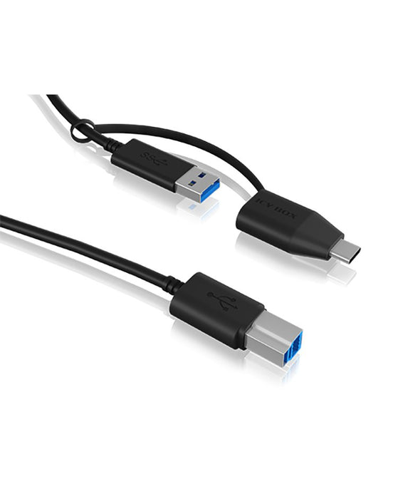 EAN 4250078171423 - ICY BOX IB-CB032 cable USB USB 3.2 Gen 1 (3.1 Gen 1) 1 m USB B USB A Negro imagen 4