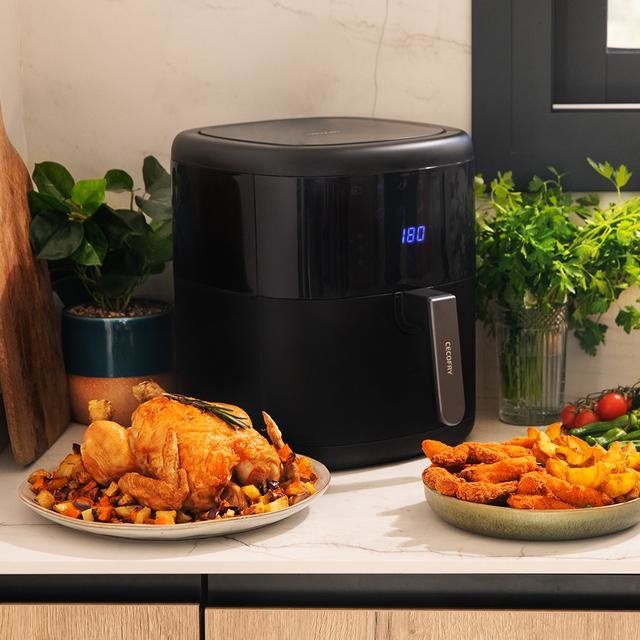 EAN 8435484049924 - Cecotec Cecofry Bombastik 6000 Sencillo 6 L Independiente 1700 W Freidora de aire caliente Negro imagen 6