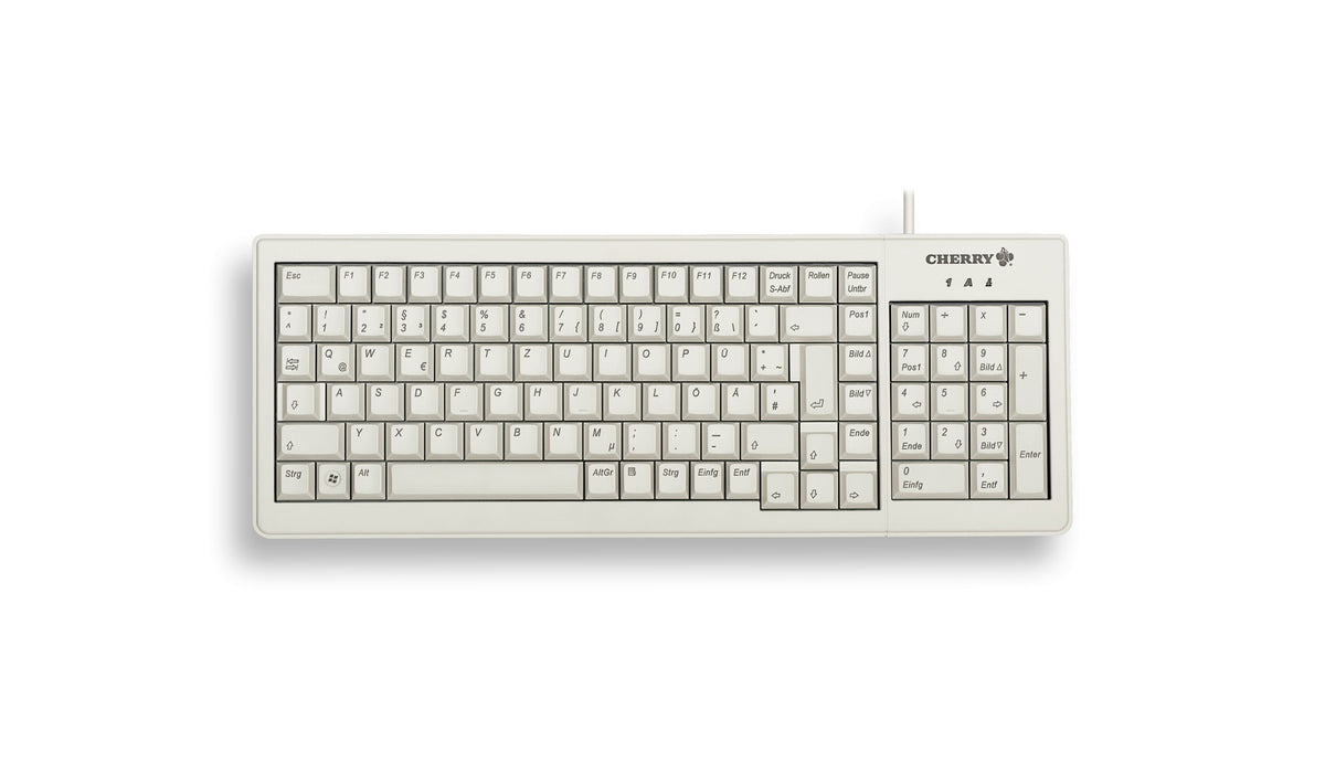 EAN 4025112071300 - CHERRY XS G84-5200 teclado Oficina USB + PS/2 AZERTY Francés Gris imagen 1