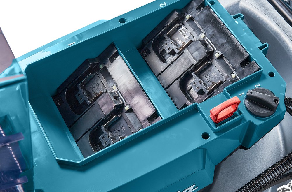 EAN 0088381735162 - Makita DLM537Z cortadora de césped Cortacésped manual Batería Negro, Azul, Metálico imagen 5