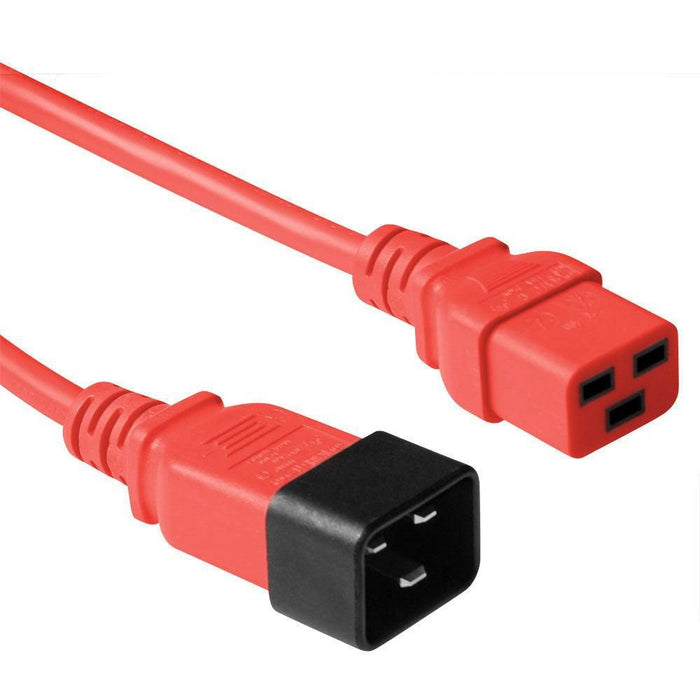 EAN 5715063079799 - Microconnect PE2019R18 cable de transmisión Rojo 1,8 m C20 acoplador C19 acoplador imagen 1
