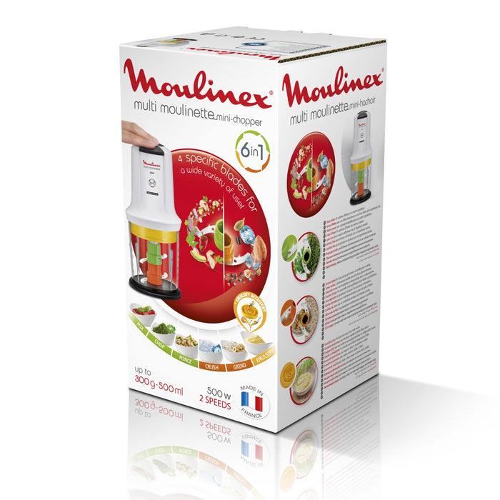 EAN 3045380013056 - Moulinex AT7231 picadora eléctrica de alimentos 0,5 L 500 W Blanco imagen 7