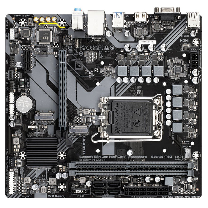EAN 4719331854645 - GIGABYTE B760M H DDR4 placa base Intel B760 Express LGA 1700 micro ATX imagen 5
