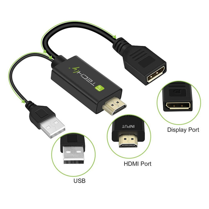 EAN 8051128109542 - Techly ICOC HDMI-DP12A convertidor de señal de vídeo 4096 x 2160 Pixeles imagen 2