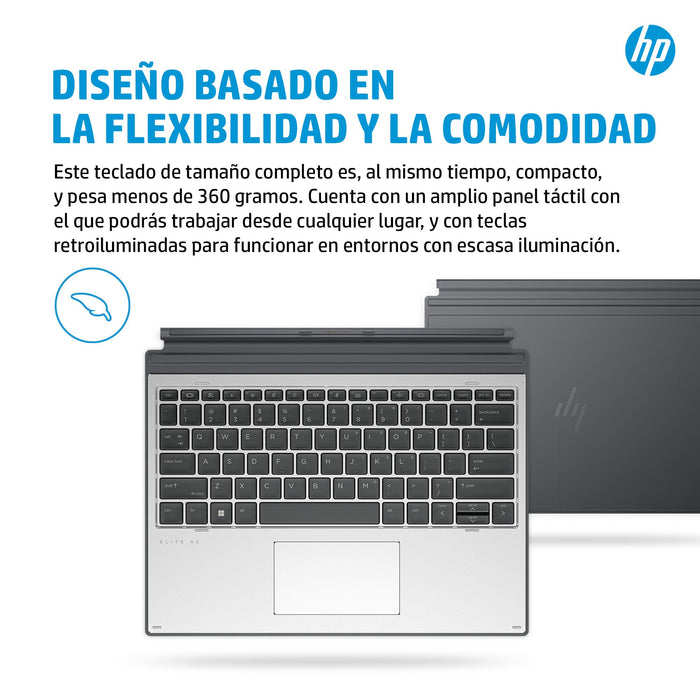EAN 196337123618 - HP Elite x2 G8 Premium Keyboard teclado Oficina Plata imagen 6