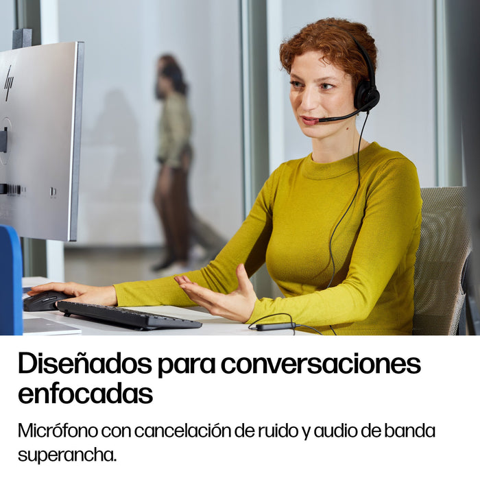 EAN 0199764365569 - HP Poly Mission 415 Monaural USB Wired Headset Classic (Bulk) Negro imagen 6