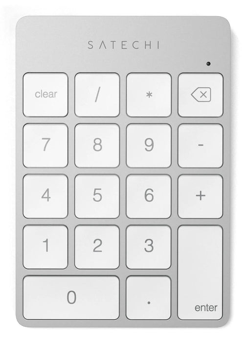 EAN 8100863626088 - Satechi ALUMINUM RECHARGEABLE BT KEYPAD SILV. GR Numérico Bluetooth Plata imagen 1