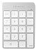 EAN 8100863626088 - Satechi ALUMINUM RECHARGEABLE BT KEYPAD SILV. GR Numérico Bluetooth Plata imagen 1