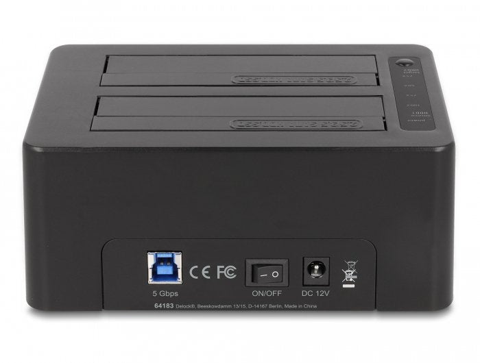 EAN 4043619641833 - DeLOCK 64183 base de conexión para disco duro USB 3.2 Gen 1 (3.1 Gen 1) Type-B Negro imagen 3