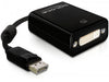 EAN 4043619618477 - DeLOCK 61847 adaptador de cable de vídeo 0,125 m DisplayPort DVI-I Negro imagen 1