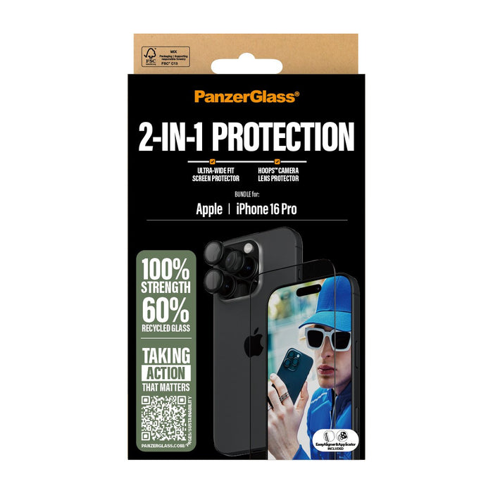 EAN 5715685005770 - PanzerGlass ® 2-in-1 Bundle iPhone 16 Pro Protector de pantalla Apple 1 pieza(s) imagen 3
