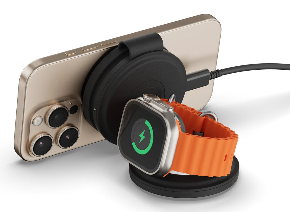 EAN 810086361977 - Satechi OntheGo 3-in-1 Auriculares, Smartphone, Reloj inteligente Negro USB Cargador inalámbrico Carga ráp imagen 6