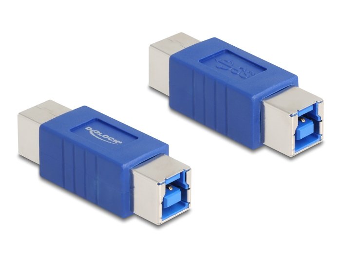 EAN 4043619672288 - DeLOCK 67228 cambiador de género para cable USB Type-B Azul imagen 1