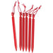 EAN 40818058084 - MSR Mini-Groundhog Stake Piqueta Rojo 6 pieza(s) imagen 1