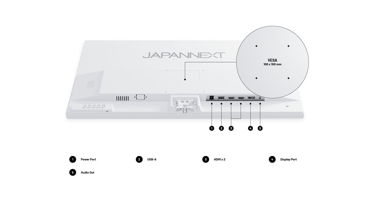 EAN 4589511175859 - JAPANNEXT JN-IPS280UHD60F-PW pantalla para PC 71,1 cm (28") 3840 x 2160 Pixeles 4K Ultra HD LCD Blanco imagen 10