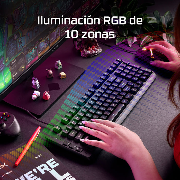 EAN 0198990307879 - HyperX Eve 1800 teclado Juego USB Negro imagen 5