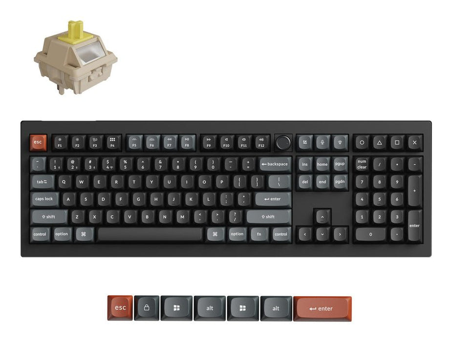 EAN 4894979027146 - Keychron V6 Ultra 8K teclado Universal Bluetooth QWERTY Negro imagen 1