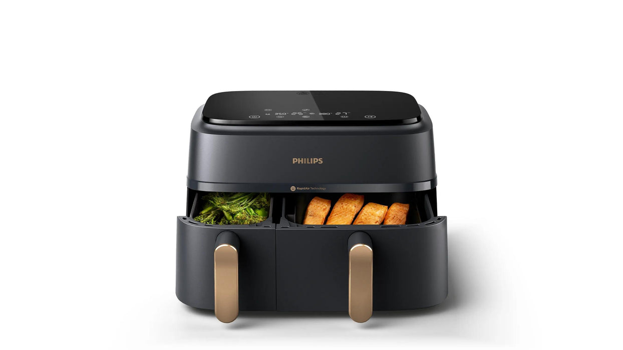 EAN 8720389032998 - Philips 3000 series NA352/00 freidora 9 L Independiente 2750 W Freidora de aire caliente Negro, Bronce imagen 5