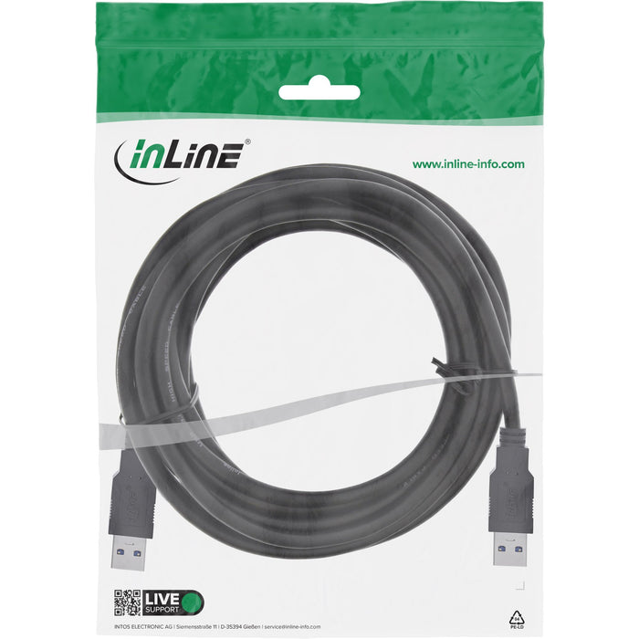 EAN 4043718233991 - InLine 4043718233991 cable USB USB 3.2 Gen 1 (3.1 Gen 1) 5 m USB A 5 Gbit/s Negro imagen 2