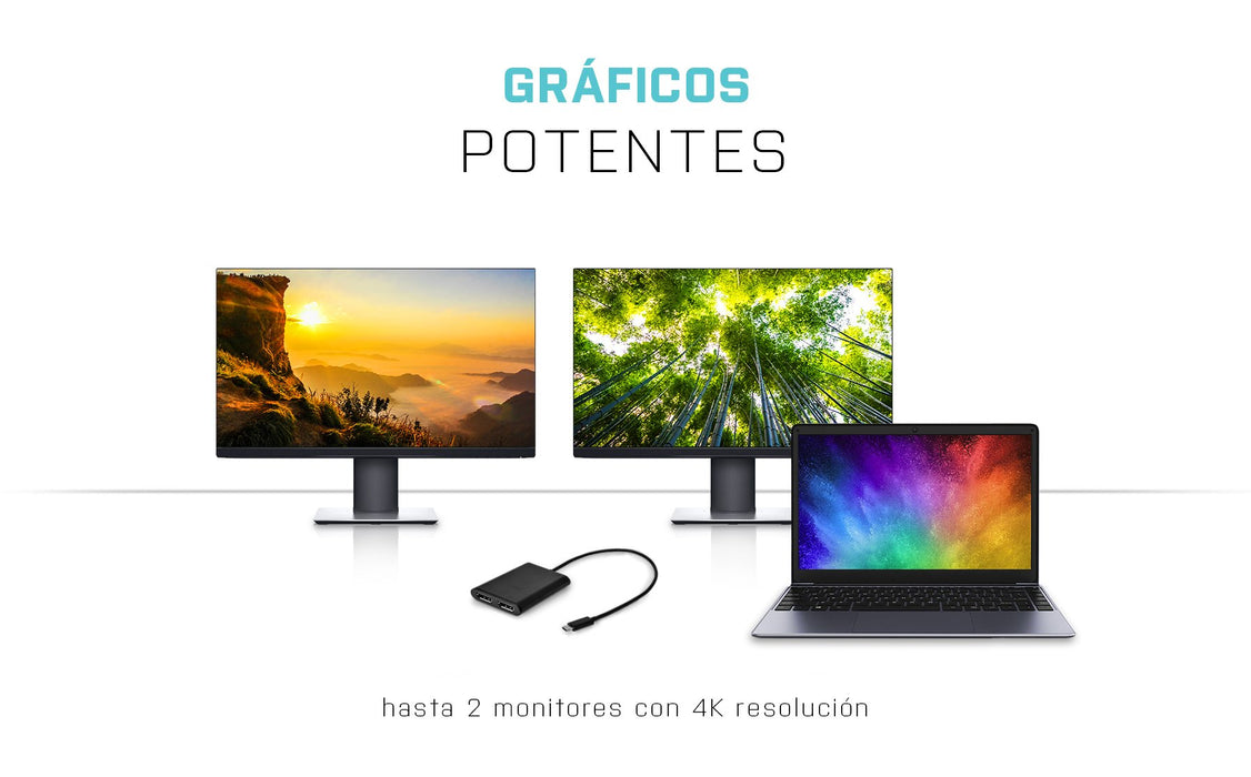 EAN 8595611702037 - i-tec C31DUAL4KDP Adaptador gráfico USB 3840 x 2160 Pixeles Negro imagen 10