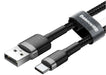 EAN 6953156278189 - Baseus Cafule cable USB USB 2.0 0,5 m USB A USB C 0,48 Gbit/s Negro imagen 2