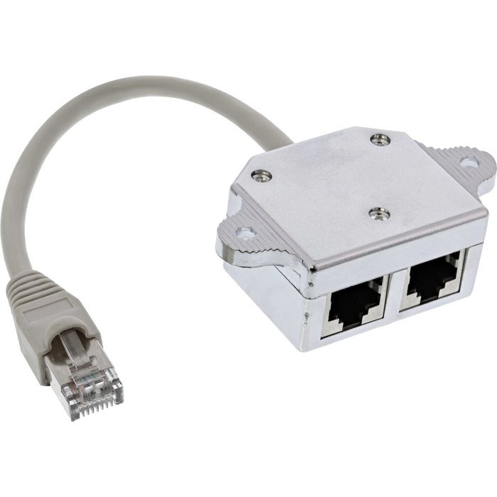 EAN 4043718058587 - InLine 69932A cambiador de género para cable RJ-45 2 x RJ-45 Gris imagen 1