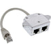 EAN 4043718058587 - InLine 69932A cambiador de género para cable RJ-45 2 x RJ-45 Gris imagen 1