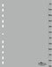 EAN 4005546611266 - Durable 6514 Separador mensual con pestaña Polipropileno (PP) Gris imagen 1