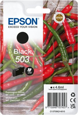 EAN 8715946707464 - Epson 503 cartucho de tinta 1 pieza(s) Original Rendimiento estándar Negro imagen 1