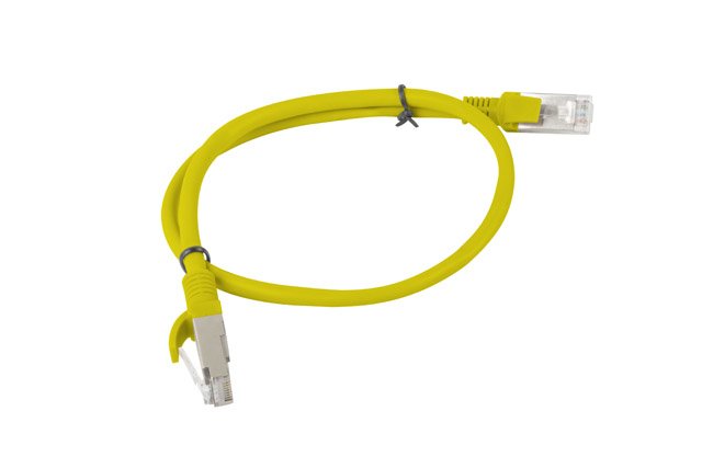 EAN 5901969406016 - Lanberg PCF5-10CC-0050-Y cable de red Amarillo 0,5 m Cat5e F/UTP (FTP) imagen 2