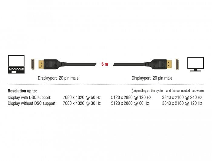 EAN 4006501856609 - DeLOCK 85660 cable DisplayPort 2 m Negro imagen 4