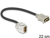 EAN 4043619863280 - DeLOCK HDMI - HDMI, 0.22m cable HDMI 0,22 m HDMI tipo A (Estándar) Negro imagen 1