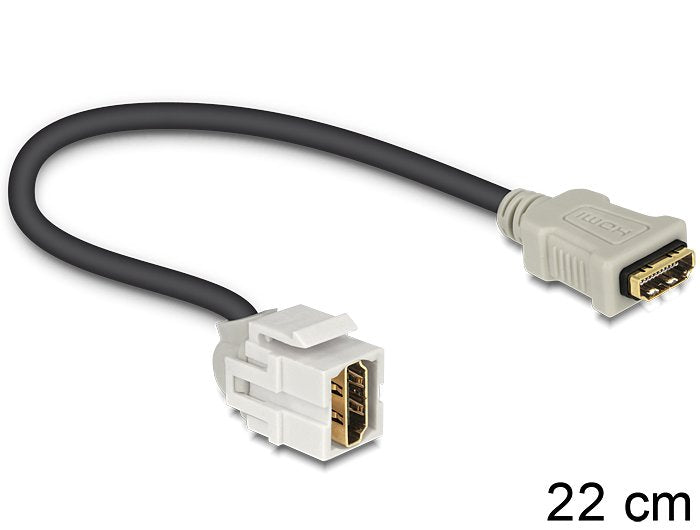EAN 4043619863280 - DeLOCK HDMI - HDMI, 0.22m cable HDMI 0,22 m HDMI tipo A (Estándar) Negro imagen 1